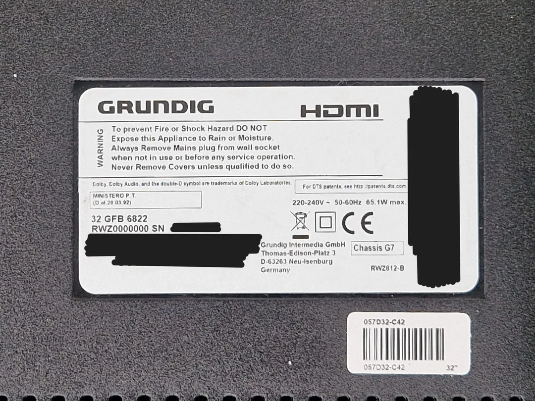 Grundig 32GFB6822 LED Fernseher - Schwarz – Bild 9