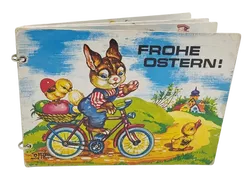  Vintage Bilderbuch Ringbuch - Frohe Ostern! - Otto Moravec Bilder Buchverlag - Bild 1