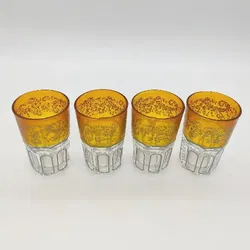 Mod France Gläser mit Verzierung - 4 Stück  - Bild 2