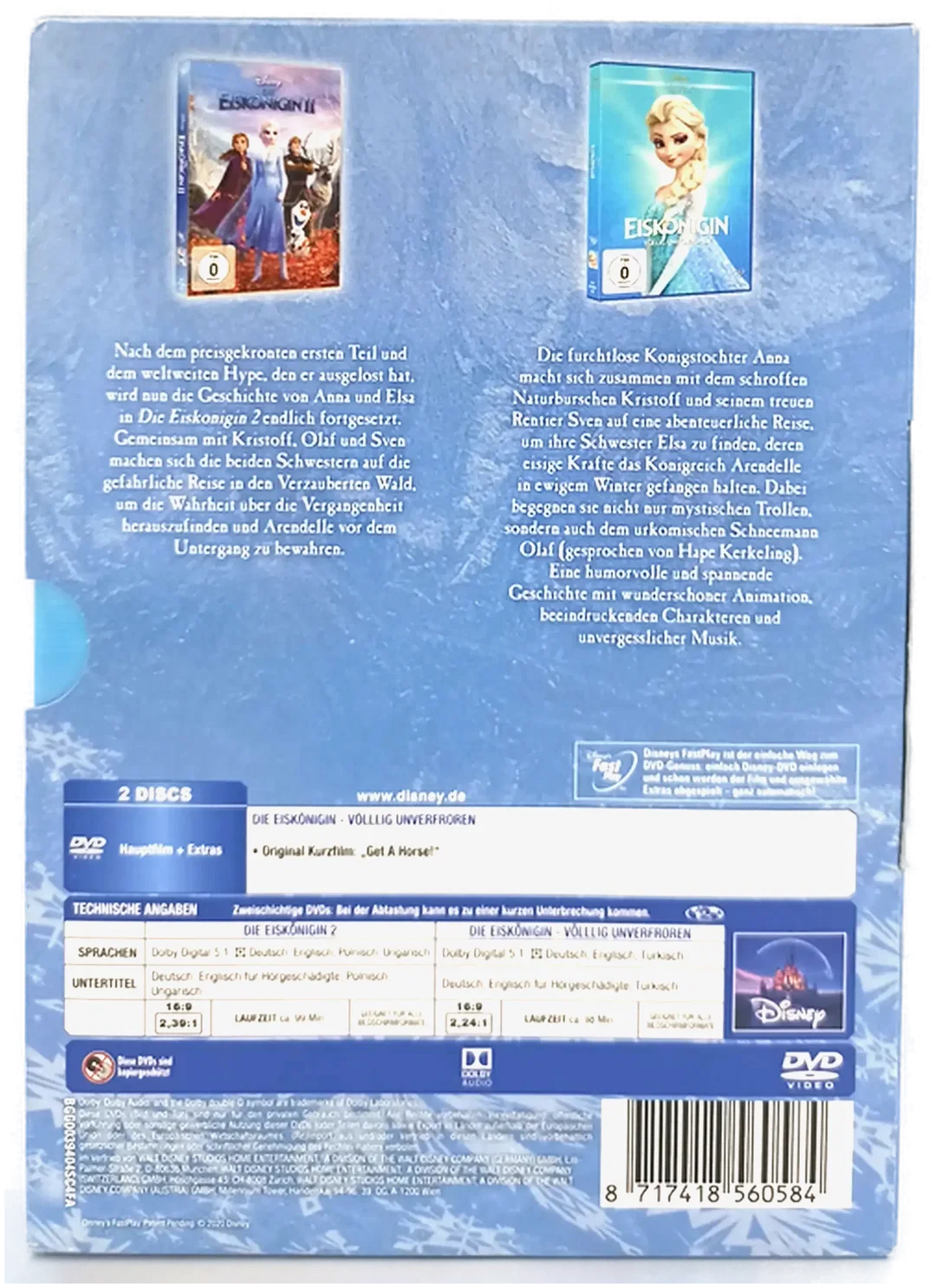 DVD "Die Eiskönigin" 2 Movie Collection – Bild 2