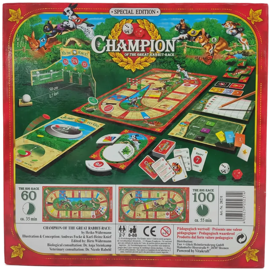 Champion of the Great Rabbit-Race - Gesellschaftsspiel - Vitakraft – Bild 2