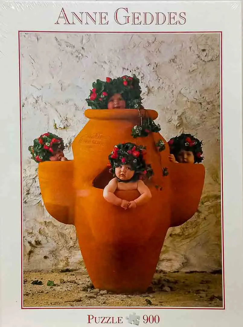 Blatz Anne Geddes Puzzle „Babys im Blumentopf“ 900 Teile neu – Bild 1