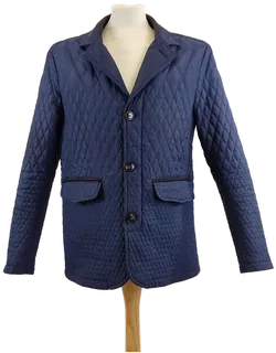 Herren Steppjacke Blau mit Seitentaschen, Gr. 50 - Bild 1