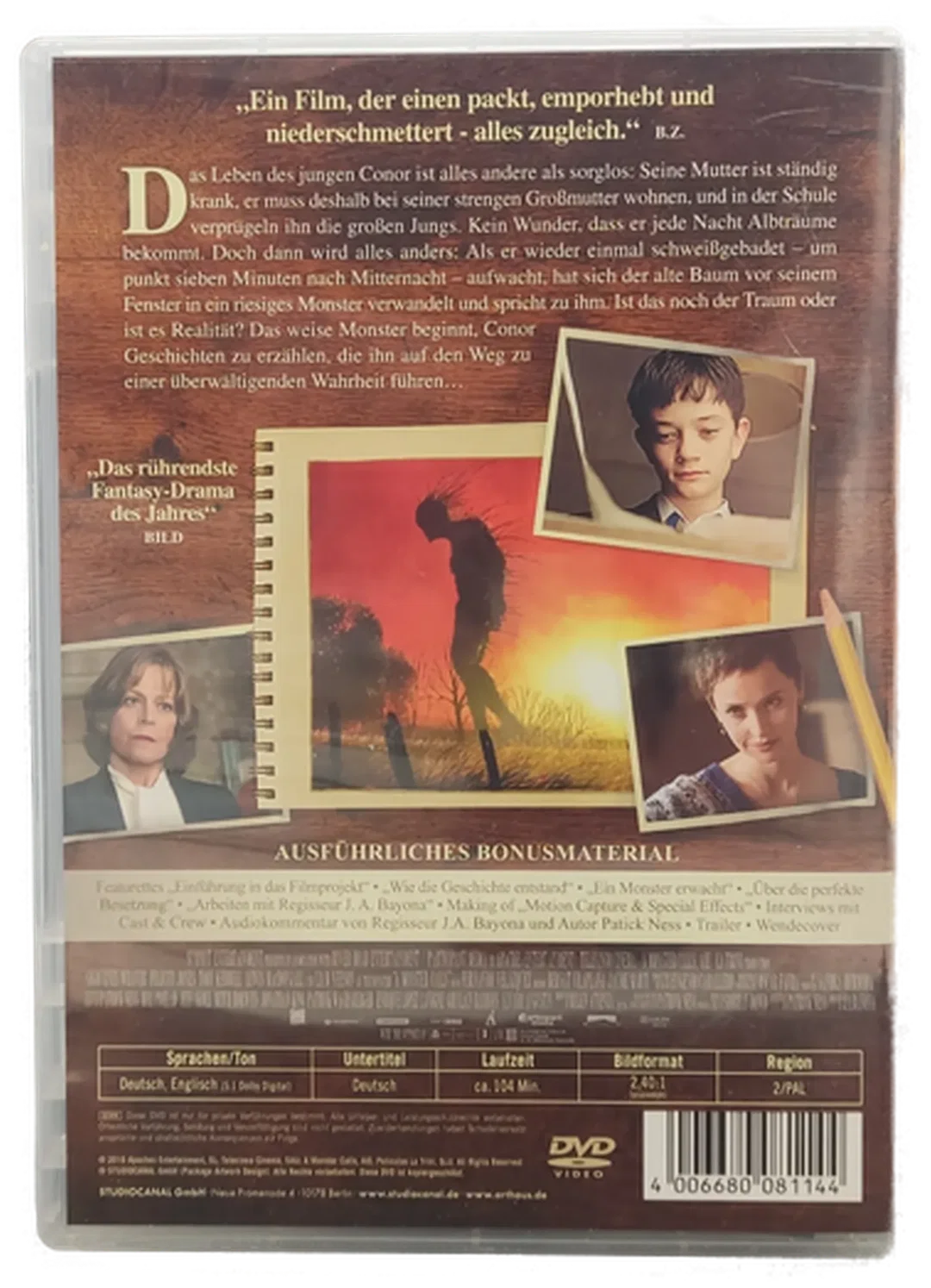 DVD "Sieben Minuten nach Mitternacht" mit Sigourney Weaver und Felicity Jones – Bild 2