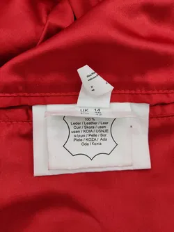 Damen-Lederjacke Cabrini Rot | Vintage-Charme - Bild 8