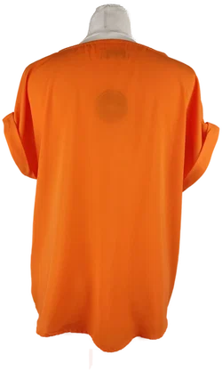 Polyester-Top Orange | Luftig & Sommerlich – Vorschau 3