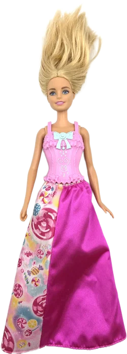 Mattel Barbie-Puppe mit pinkem Kleid - Bild 3