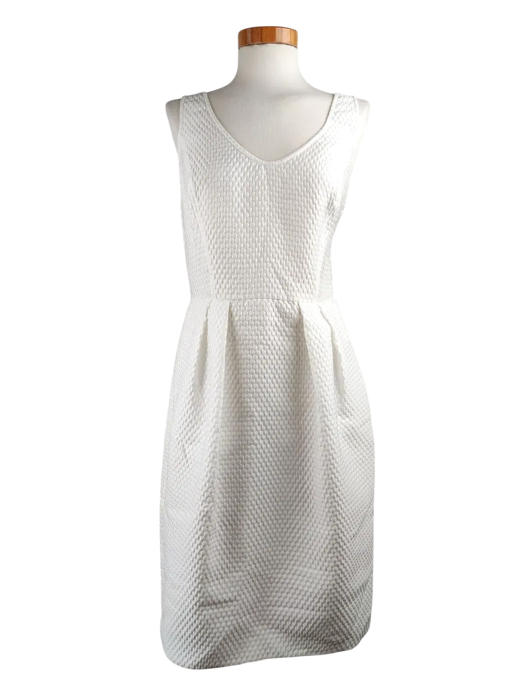Armani Damen Midikleid, weiß - Gr. 42/XL - Bild 1