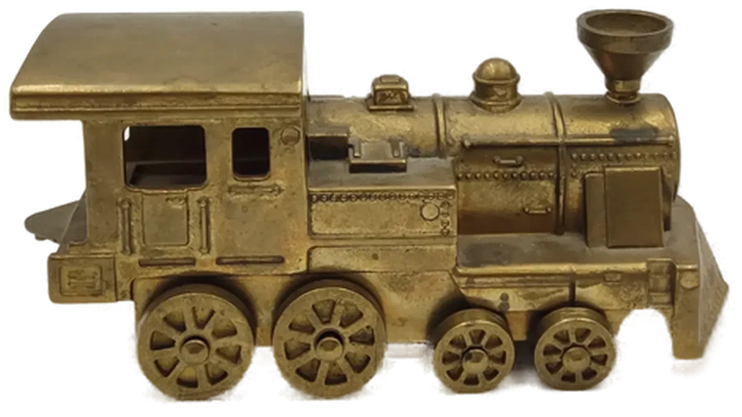 Vintage Messing Lokomotive "AAC WESTERN" – Bild 4