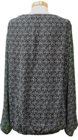 s.Oliver Langarmbluse gemustert Gr. L - Bild 2