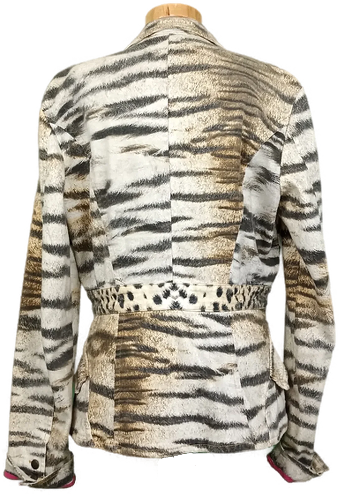 Roberto Cavalli Vintage Damenblazer animalprint Gr. L – Bild 2