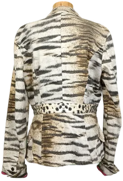 Roberto Cavalli Vintage Damenblazer animalprint Gr. L – Vorschau 2