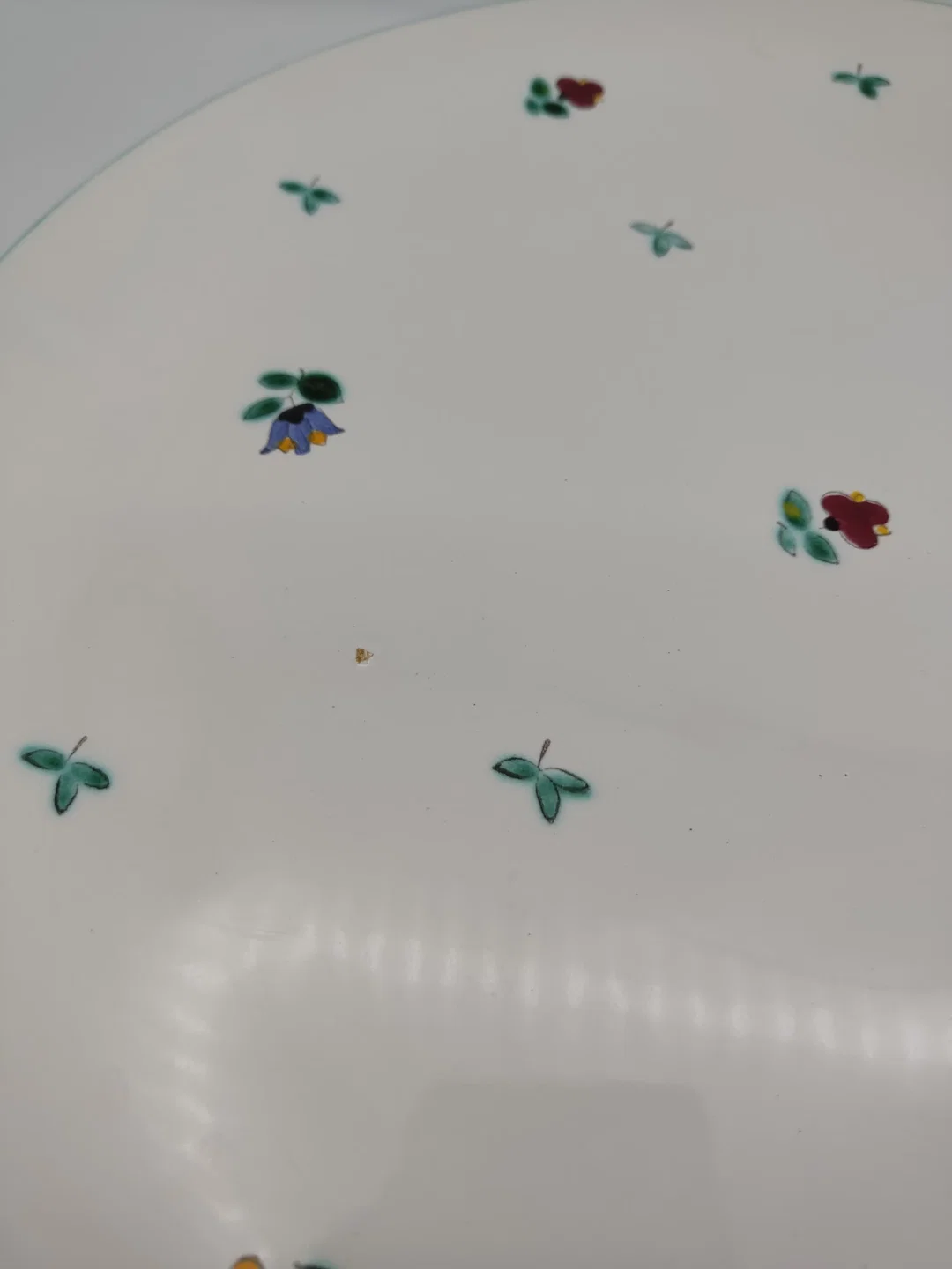 Gmundner Keramik - Große Tortenplatte 'Streublumen' Ø31cm – Bild 6