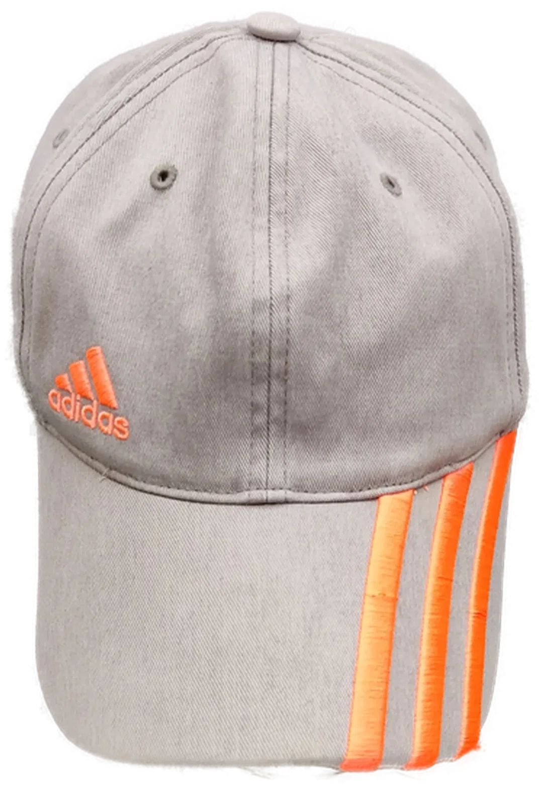 Adidas Schildkappe grau/orange – Bild 3