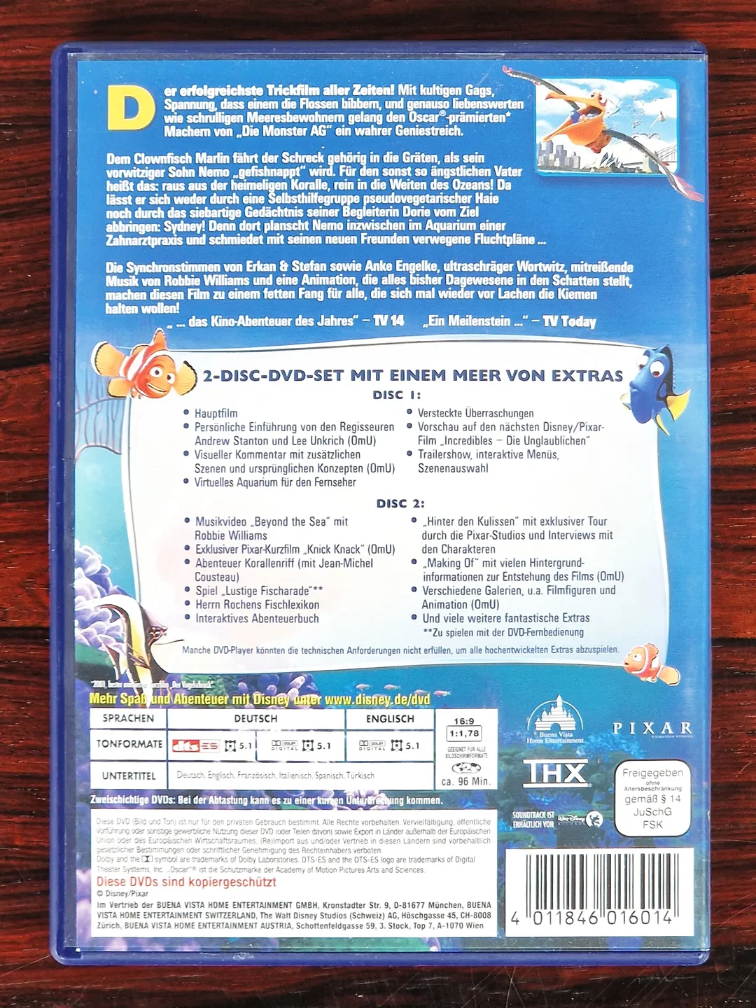 Findet Nemo - Film - DVD - 2-Disc Set im Schuber – Bild 5