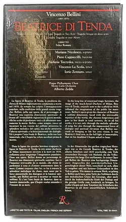 Vincenzo Bellini Beatrice Di Tenda auf 3 Musikkassetten - Bild 2