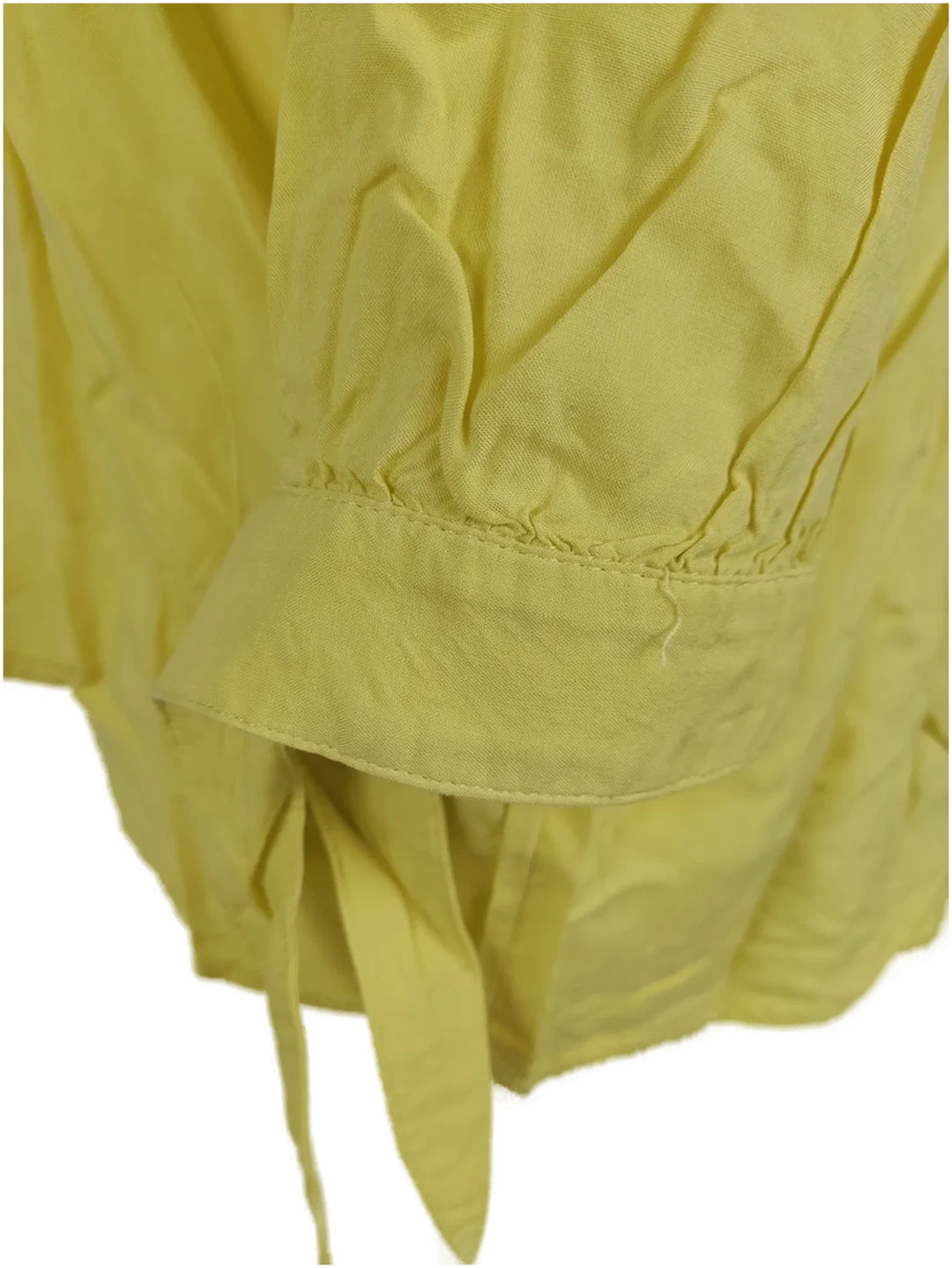 CECIL Damen Shirt in Gelb, XL, V-Ausschnitt, 3/4 Arm – Bild 3