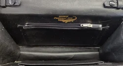 Krokodilleder Damen Vintagetasche und Brieftasche schwarz - Bild 11