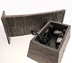 Zimmerbrunnen mit Wasserfall-Effekt – ca. 47 cm – dekorativer Indoor-Brunnen - Bild 2