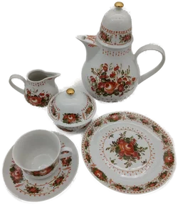 Kaffeeservice 4-Teilig Sonstige Porzellan | Retro-Charme - Bild 4