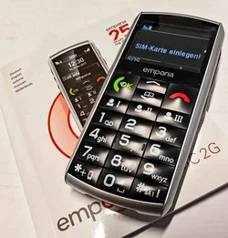 emporia Classic 2G Seniorenhandy mit Ladestation OVP – Vorschau 3