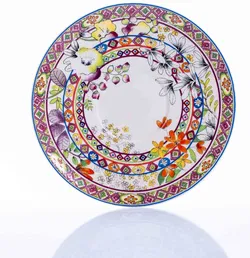 Gien Bagatelle Kaffee-/Tee-Untertassen und Dessertteller Set - Bild 2