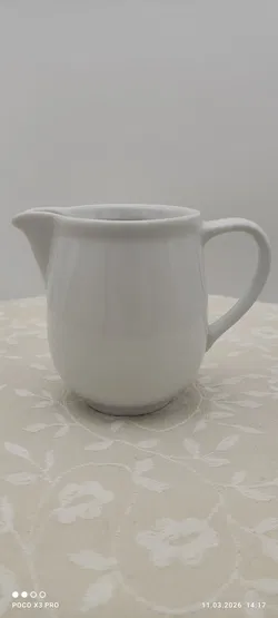 Milchkanne Lilien Porzellan Neuwertig | Zeitloser Charme - Bild 1