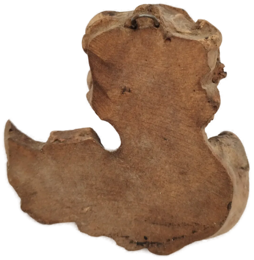 Dekorativer Holzengel - ca. 10x10cm – Bild 2