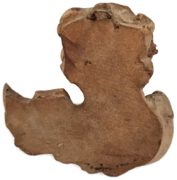 Dekorativer Holzengel - ca. 10x10cm - Bild 2