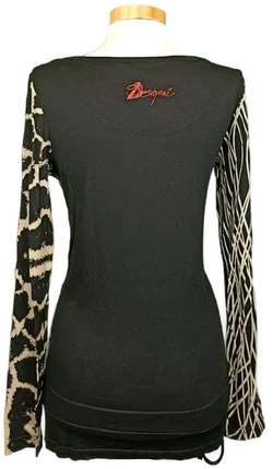 Desigual Damentop gemustert Gr. S – Vorschau 2