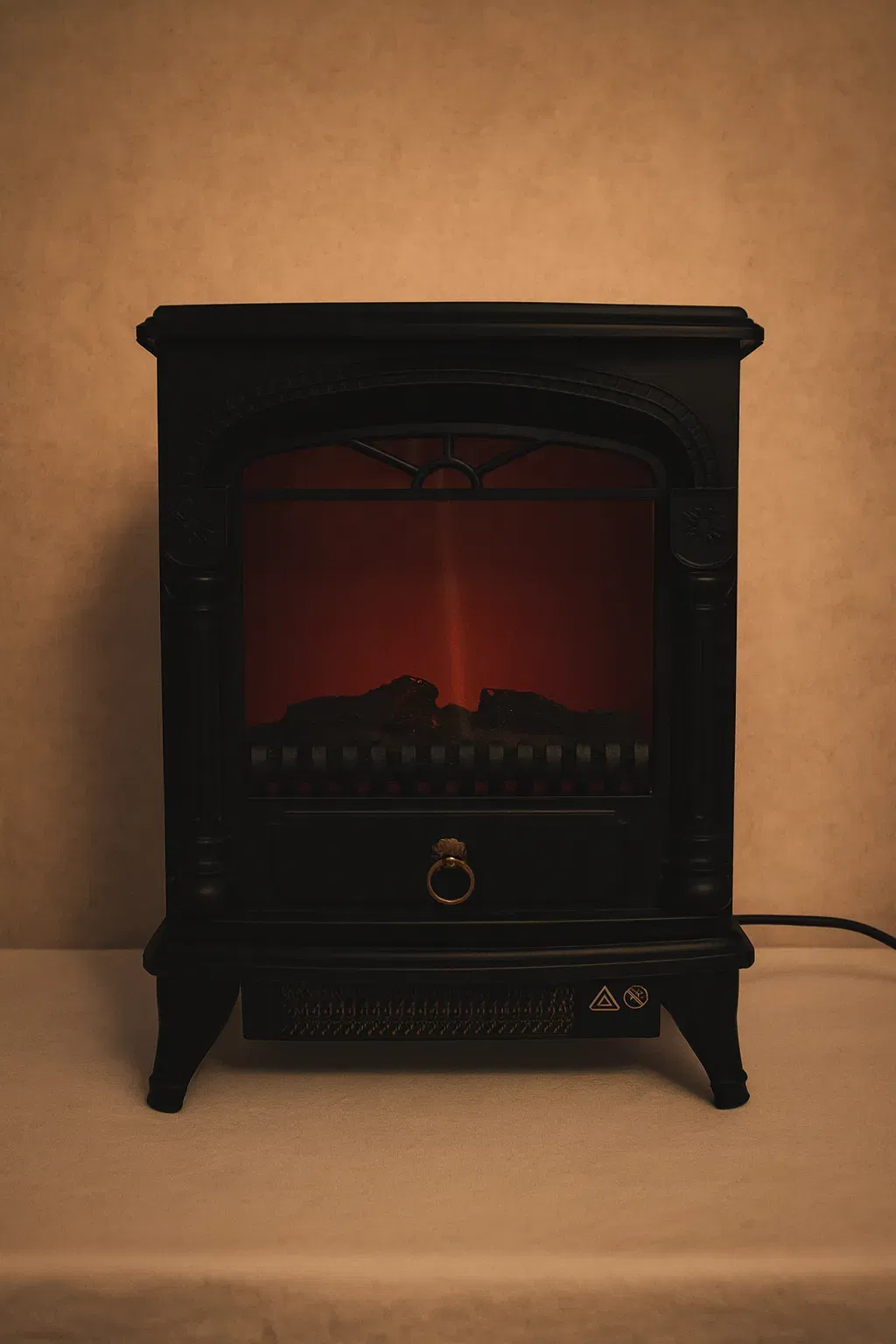 Elektrischer Kaminofen DS Produkte SF-1516 – 1950 W, Retro-Design, mit Flammeneffekt - Bild 1