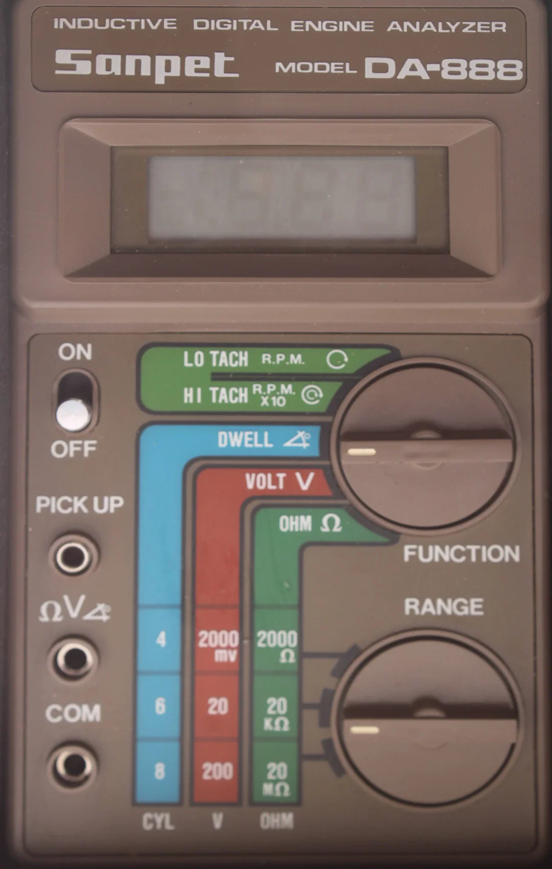 Sanpet DA-888 LCD Digital Engine Analyzer – Motortester mit Induktivklemme – Bild 2