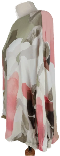 Damenbluse s.Oliver Black Label Viskose Aquarell-Print | Leicht & Elegant - Bild 4