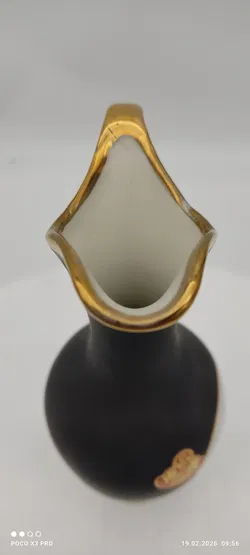 Andenken Vase - Regensburg mit 24 K Gold - Bild 4