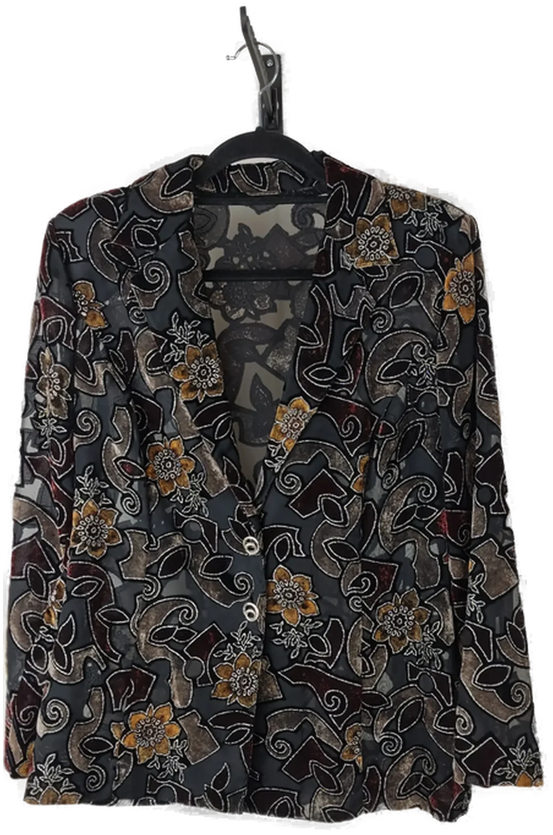 Blazer Transparent Geblümt | Glamour-Detail – Bild 5