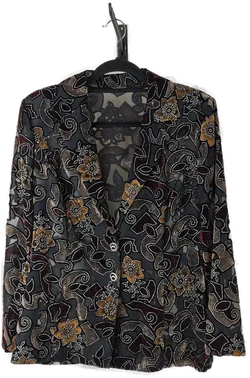 Blazer Transparent Geblümt | Glamour-Detail - Bild 5