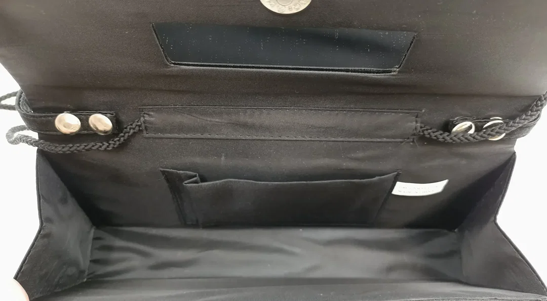 Nicoli Damen Clutch schwarz – Bild 9