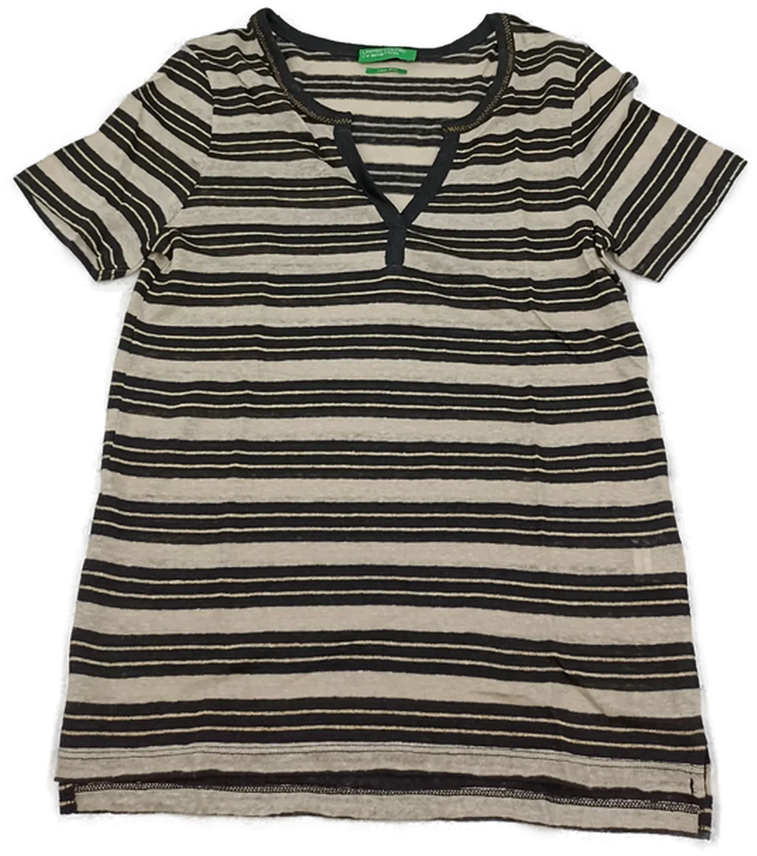 United Colors of Benetton Kindershirt schwarz/weiß Gr. XS/ECH - Bild 1