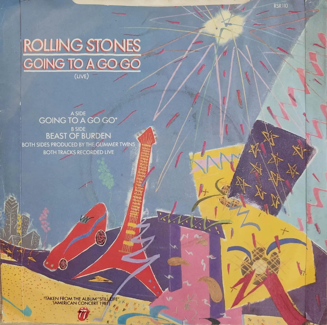 Single Vinyl The Rolling Stones "Going To A Go Go (Live)"  – Bild 2