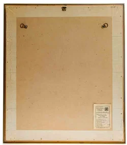 Vintage Strohbild „Fregatt Pallada“ | sowjetisches Wandbild | Handarbeit aus Stroh | maritimes Motiv | UdSSR 1986 - Bild 4