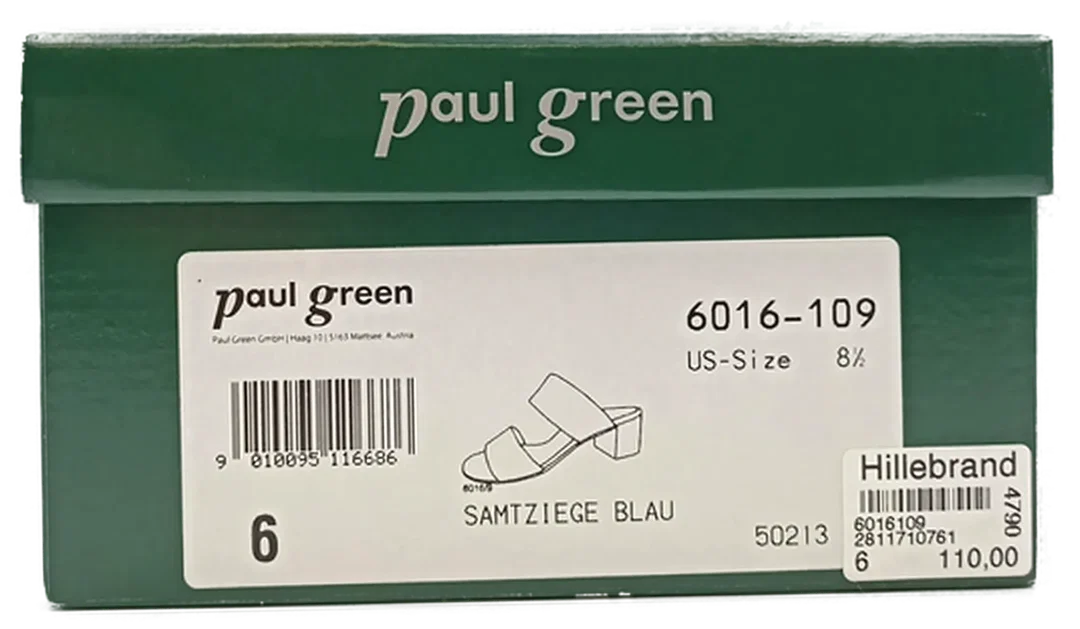 Paul Green Samtsleder Sandalen blau Gr. 39 – Bild 9