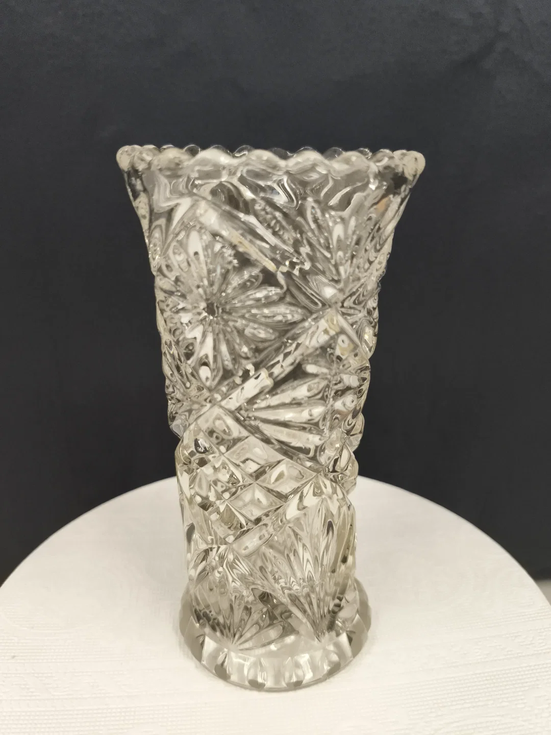 Vase Kristallglas, 16cm - Bild 4