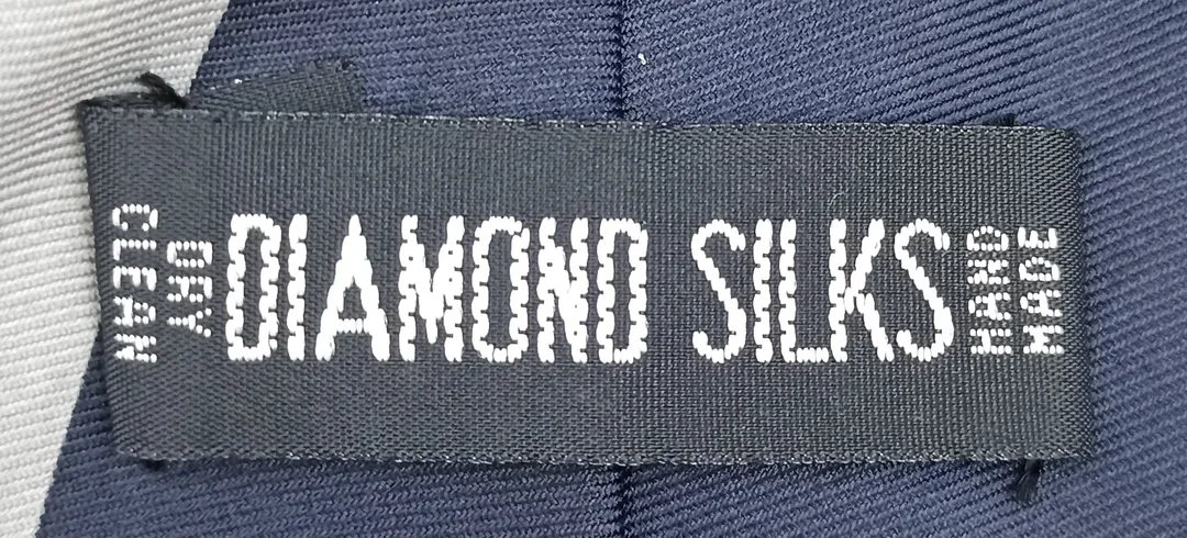 Diamond Silks Vintage Herrenkrawatte gemustert – Bild 3