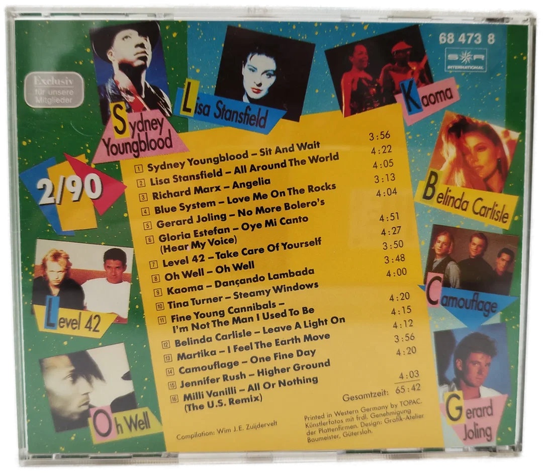 HITBREAKER, 16 internationale Top-Hits - CD – Bild 2