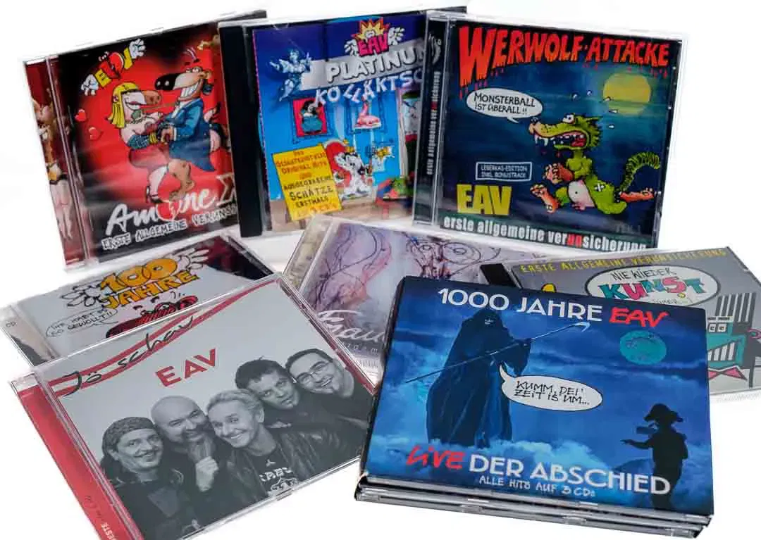 EAV CD Konvolut – Erste Allgemeine Verunsicherung, 8 Alben mit Kultcovern auf 11 CDs - Bild 1