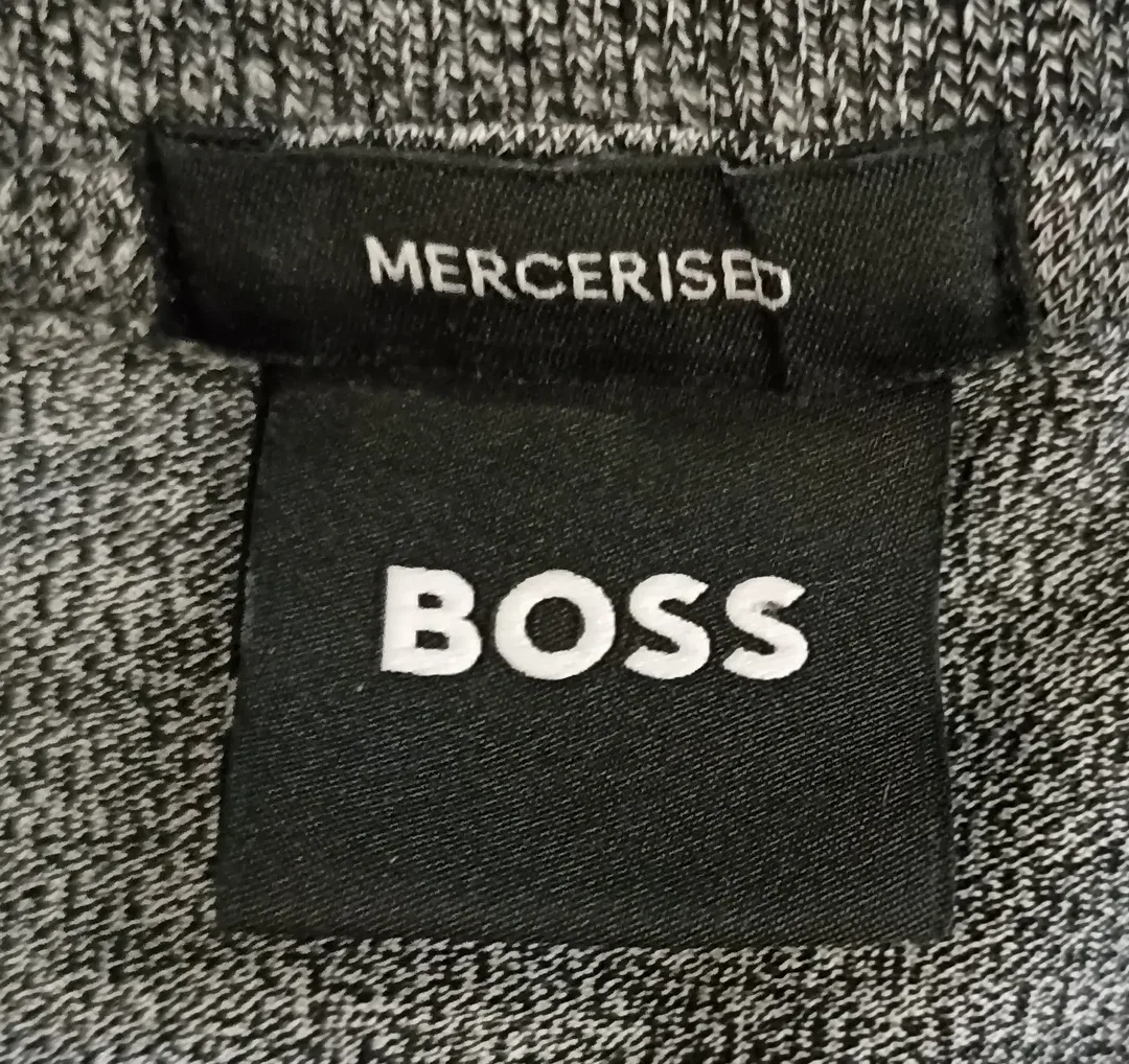 Boss Herrenshirt grau/schwarz gemustert Gr. XL – Bild 3
