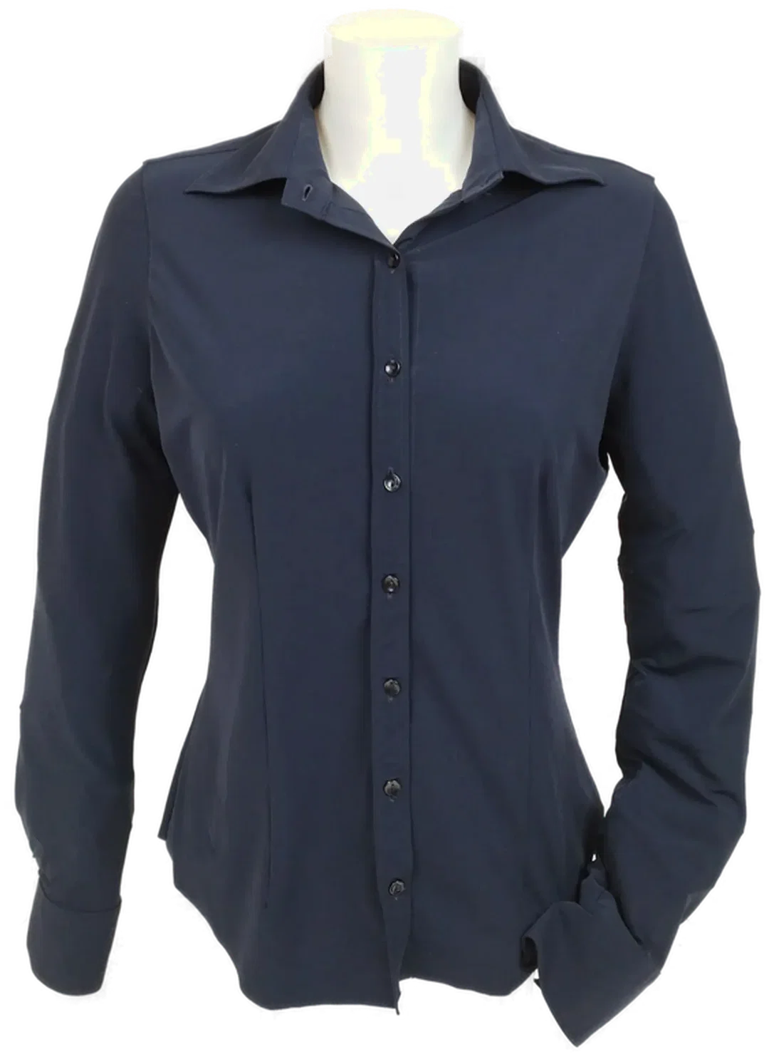 Elegante Bluse Japan TKY Dunkelblau, Gr. M  - Bild 1