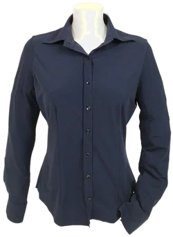 Elegante Bluse Japan TKY Dunkelblau, Gr. M  - Bild 1