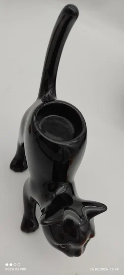 PartyLite Teelichthalter Schwarze Katze | Wie Neu - Bild 5