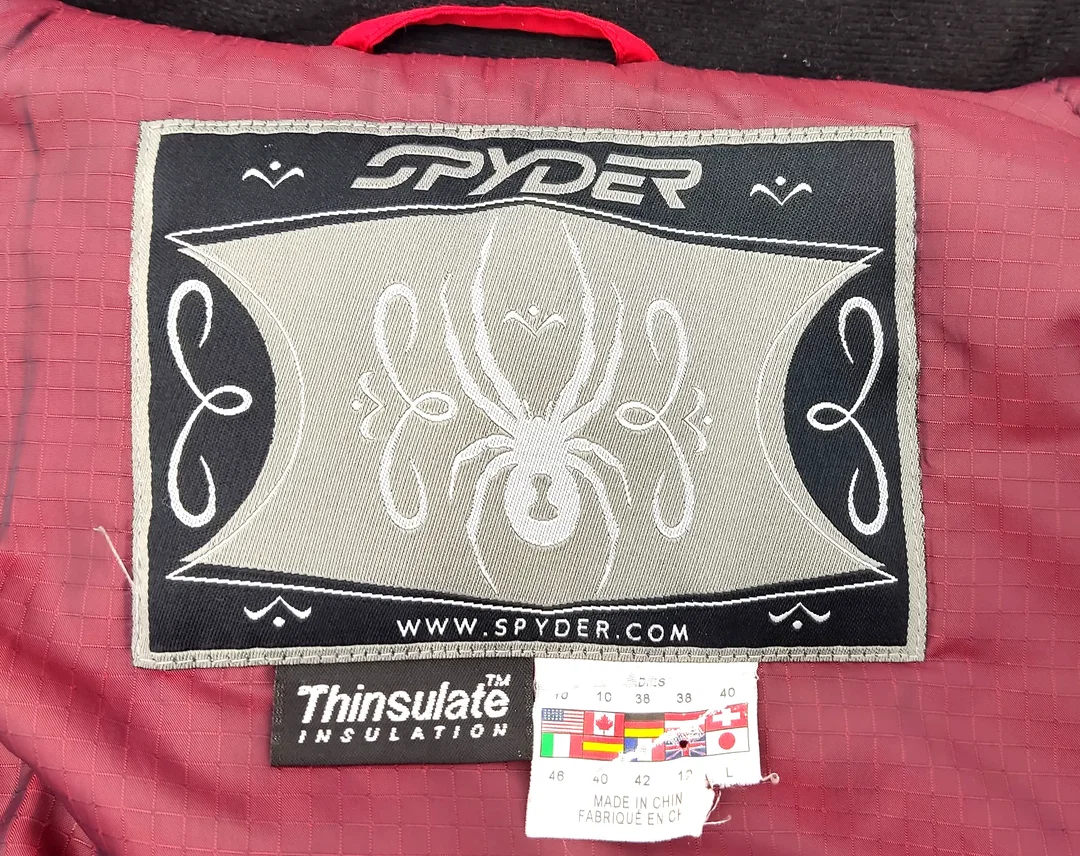 Spyder Damen Skijacke rot-weiß - Gr. M – Bild 5